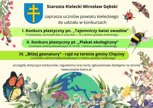 Konkursy ekologiczne dla uczniów